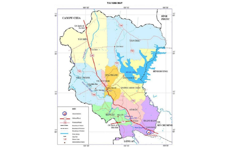 Vị trí chiến lược của Tây Ninh